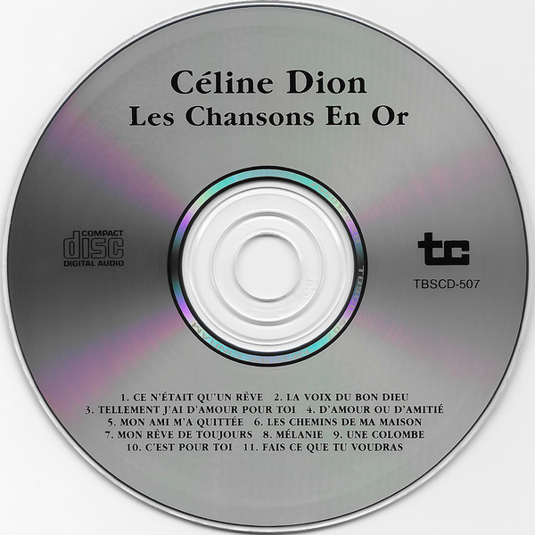 Celine Dion  Les Chansons En Or : CD